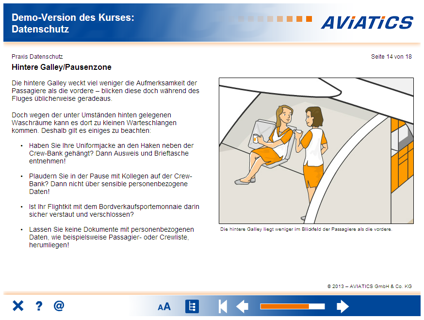 Demo Datenschutz Flugbetrieb